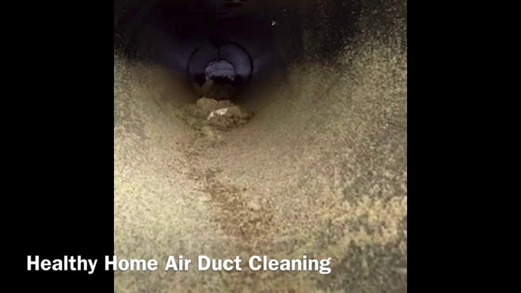 The inside of an air duct in need of cleaning in Myrtle Beach
